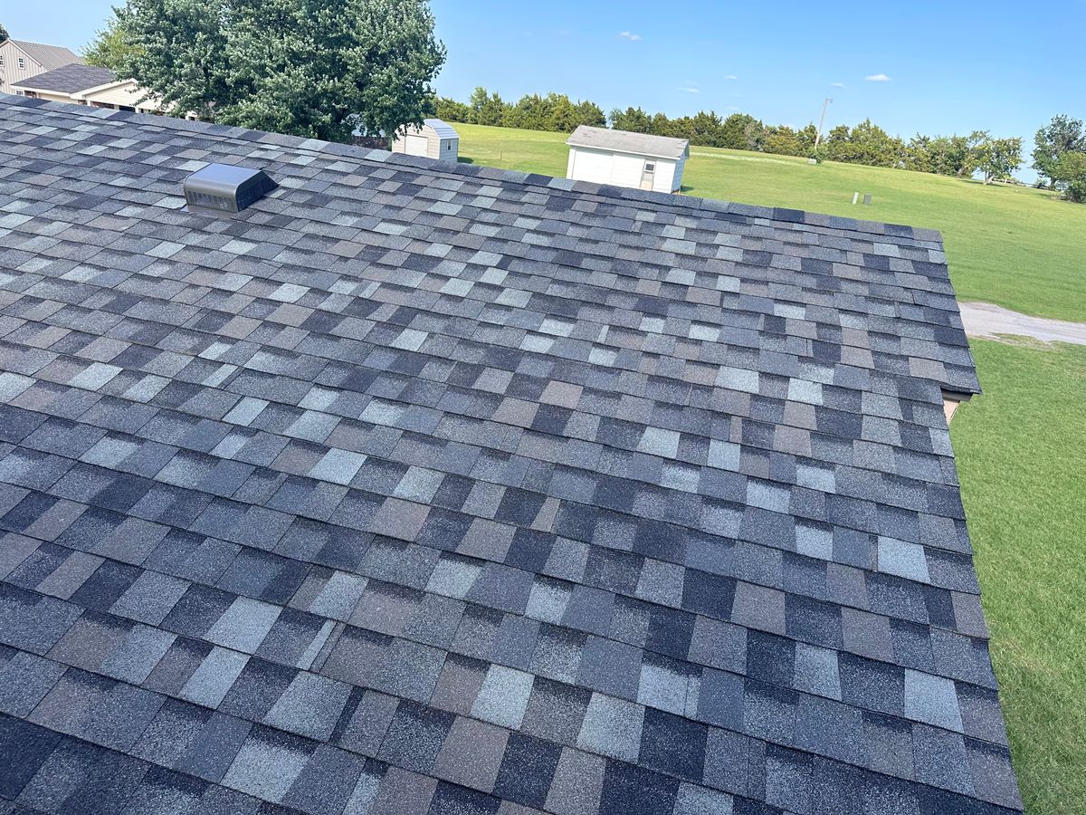 Roofing for Triple C Improvements in Carnegie, OK