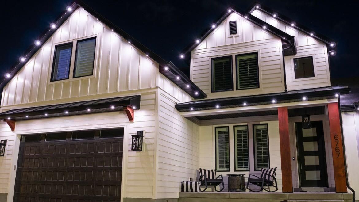 Permanent Holiday Lighting for Parcell Electric in Heber City, UT