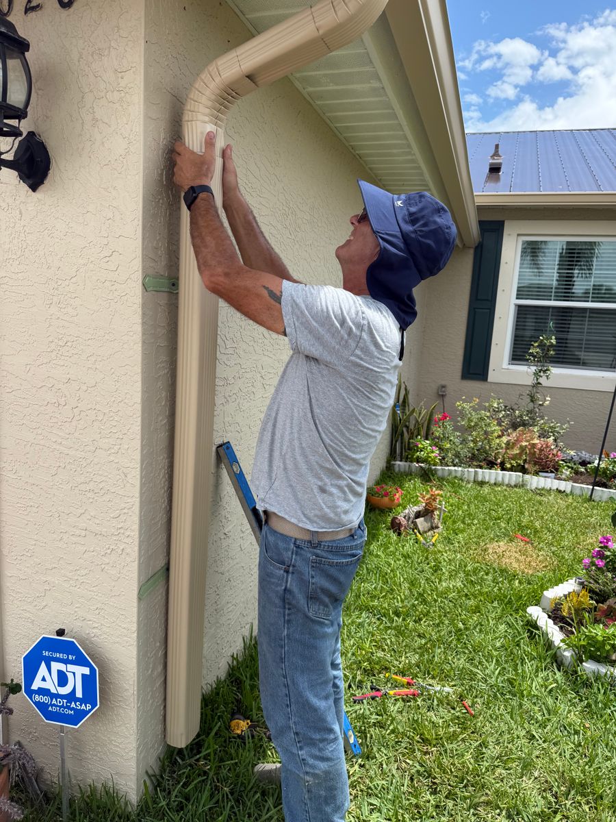 Gutter Installation for Landmark Gutters in Port St. Lucie, FL