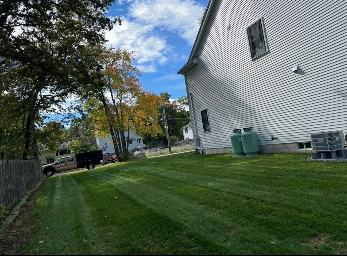 Mowing for Pote Landscaping in Wilmington, MA