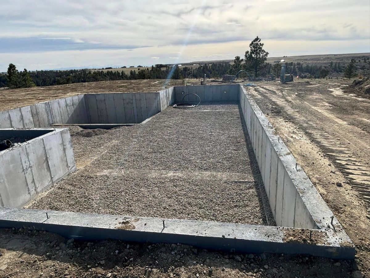 Foundation Digging for Z & S Construction in Billings Heights, MT