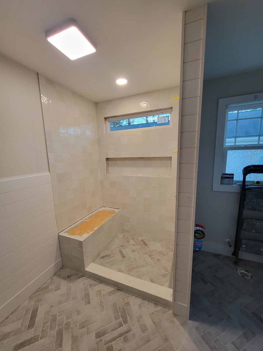 Tile Installation for GVL Renovations in Greenville, SC