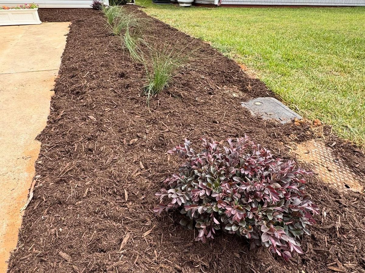 Landscape Installation for Grandview Lawn Care in Norwood, NC