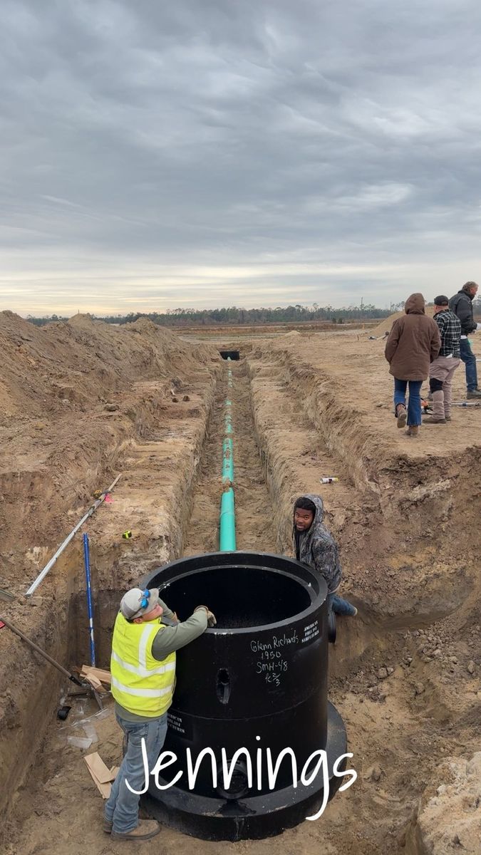 Trenching and Utilities Installation for Hunters Development Services in Jasper, FL