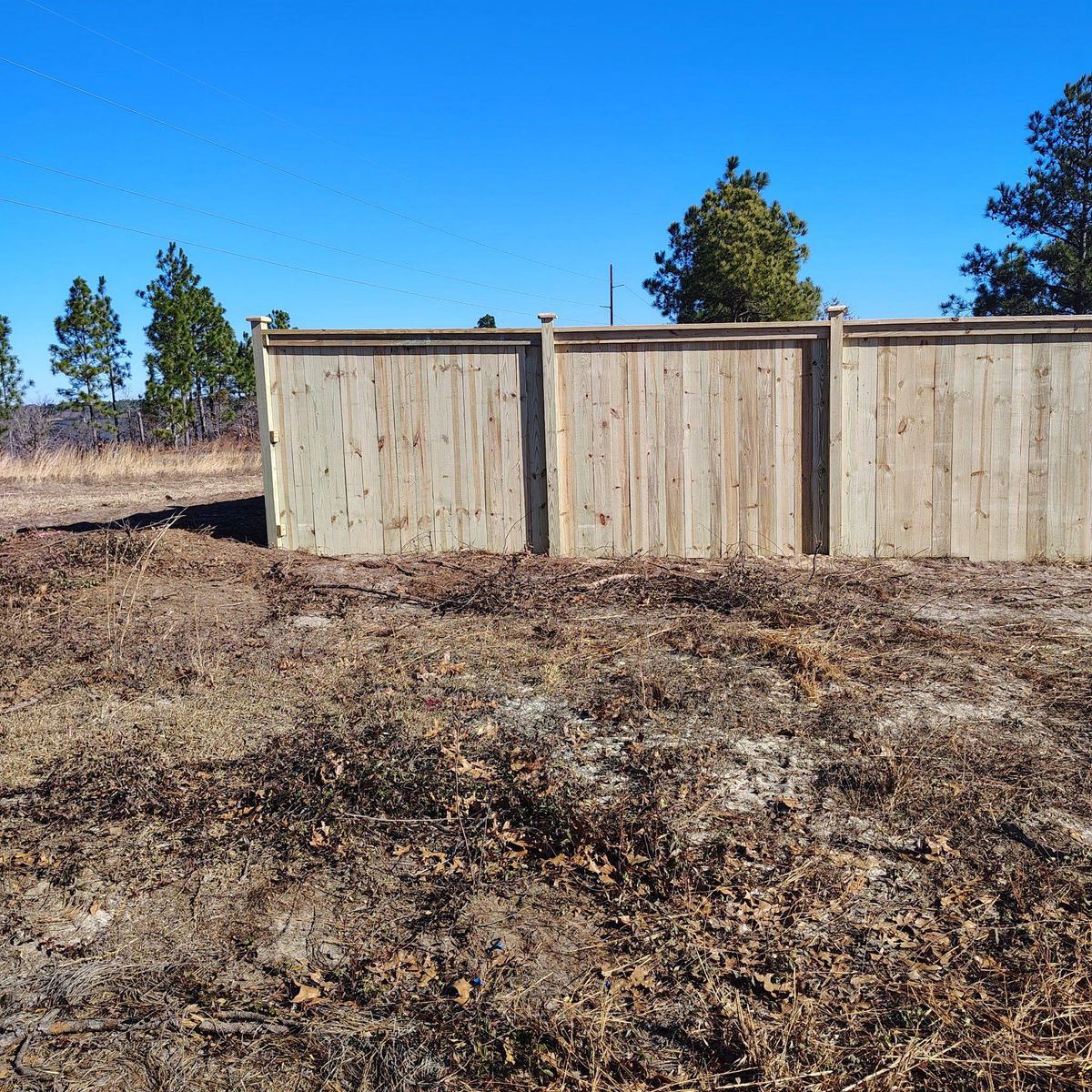 Fence Installation for JB Nealy Fence in Elgin, SC