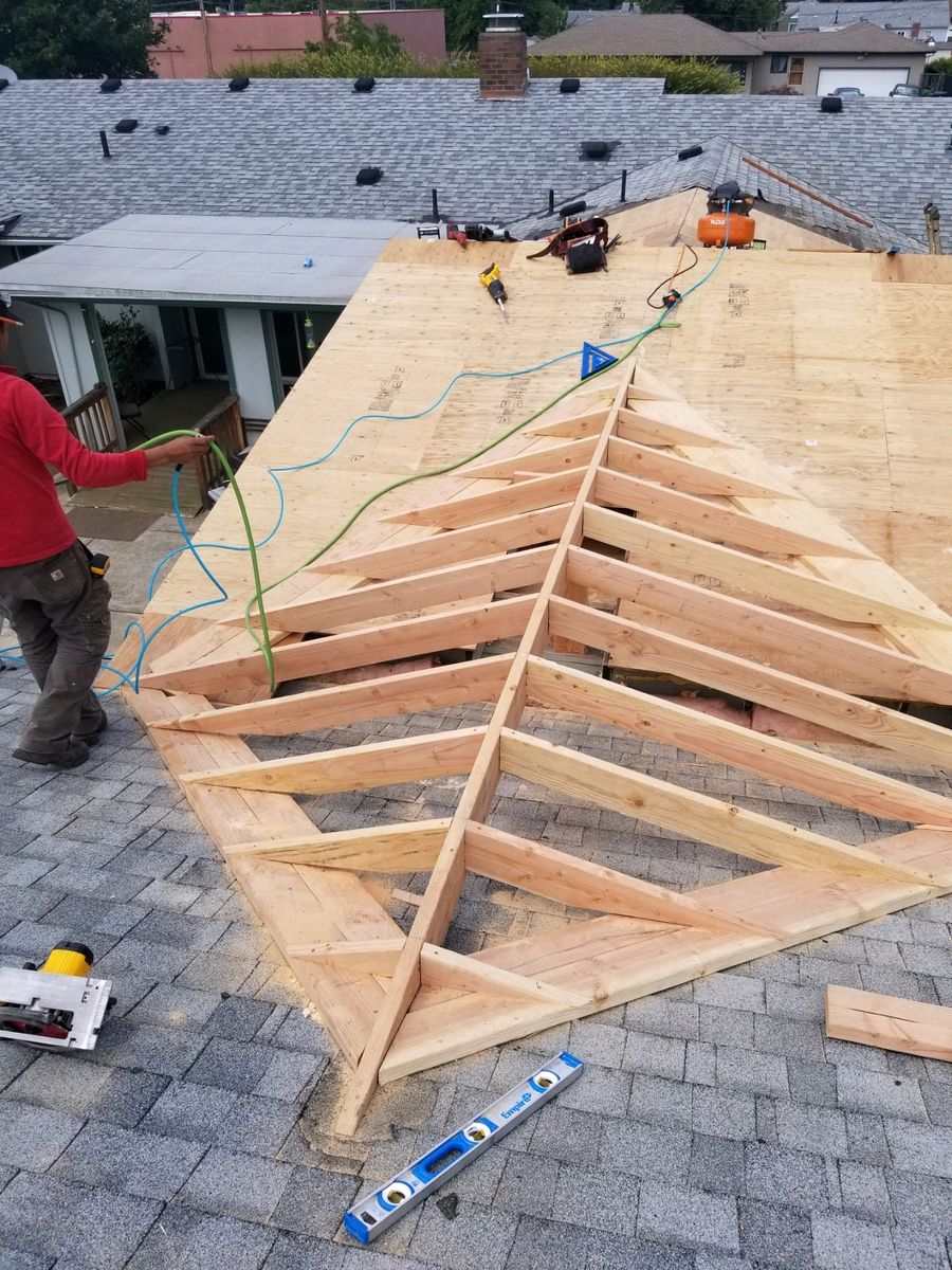 Carpentry for Picture Perfect Roofing + Construction in Eugene, OR