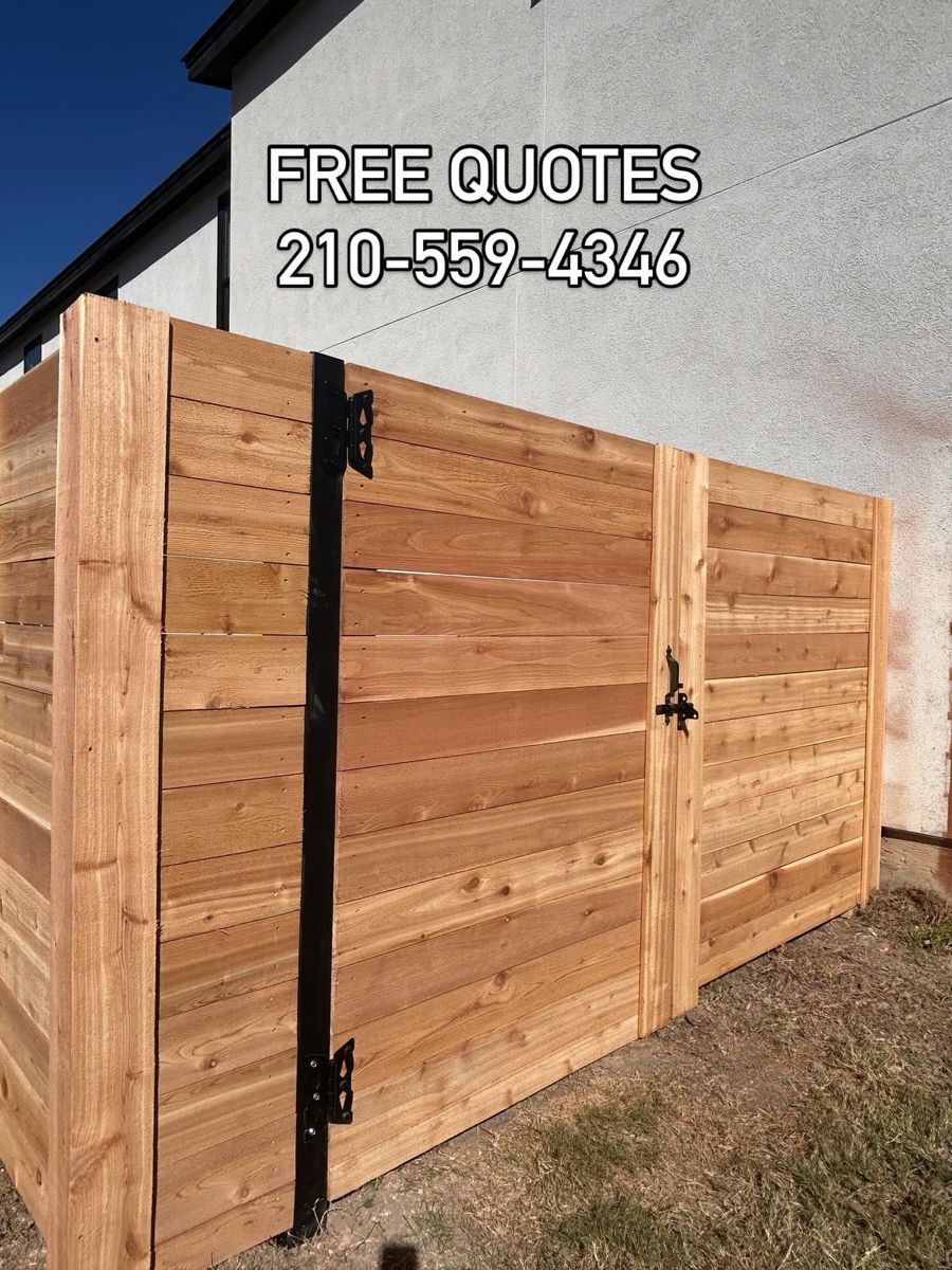 Fencing for J and R Co. in San Antonio,  TX