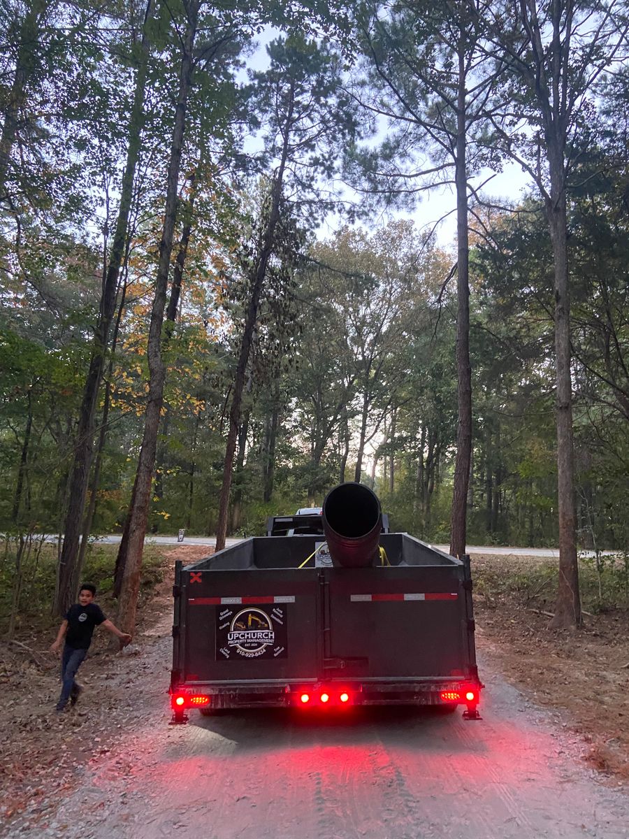 Site Preparation for Upchurch Property Management in Carthage, NC