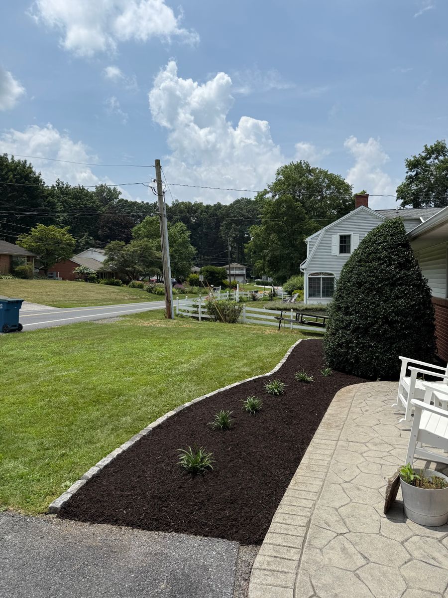 Mulching for J & T Landscaping Services in Mechanicsburg, PA