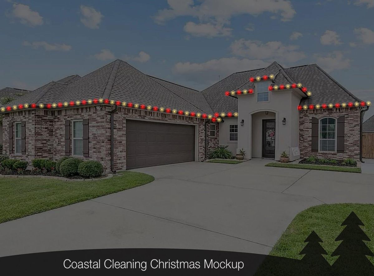 Christmas Lights Installation for Coastal Cleaning LLC in Rayne, Louisiana