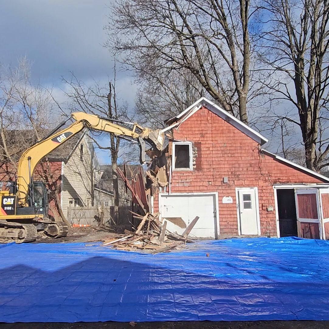 Excavation for Summit Landscape & Construction in Cortland, NY