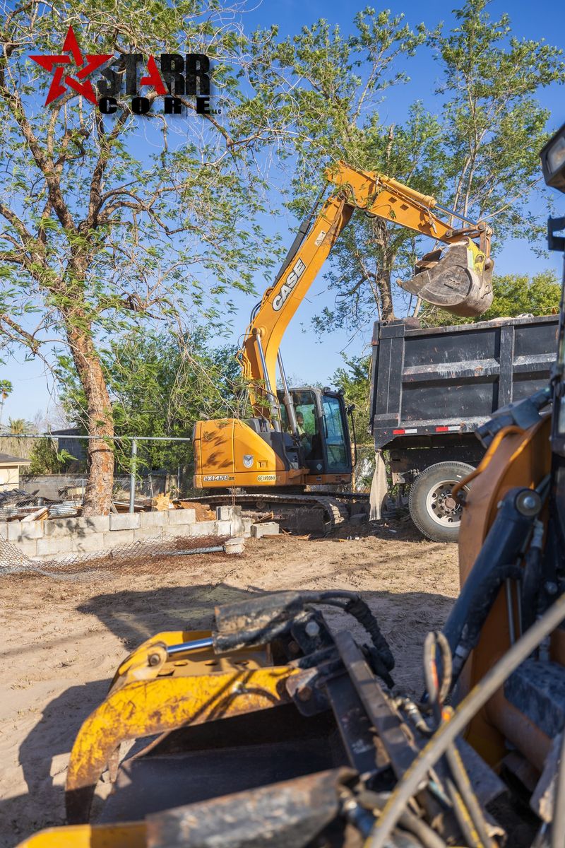 Foundation Digging for STARR CORE LLC in Rio Grande City, TX