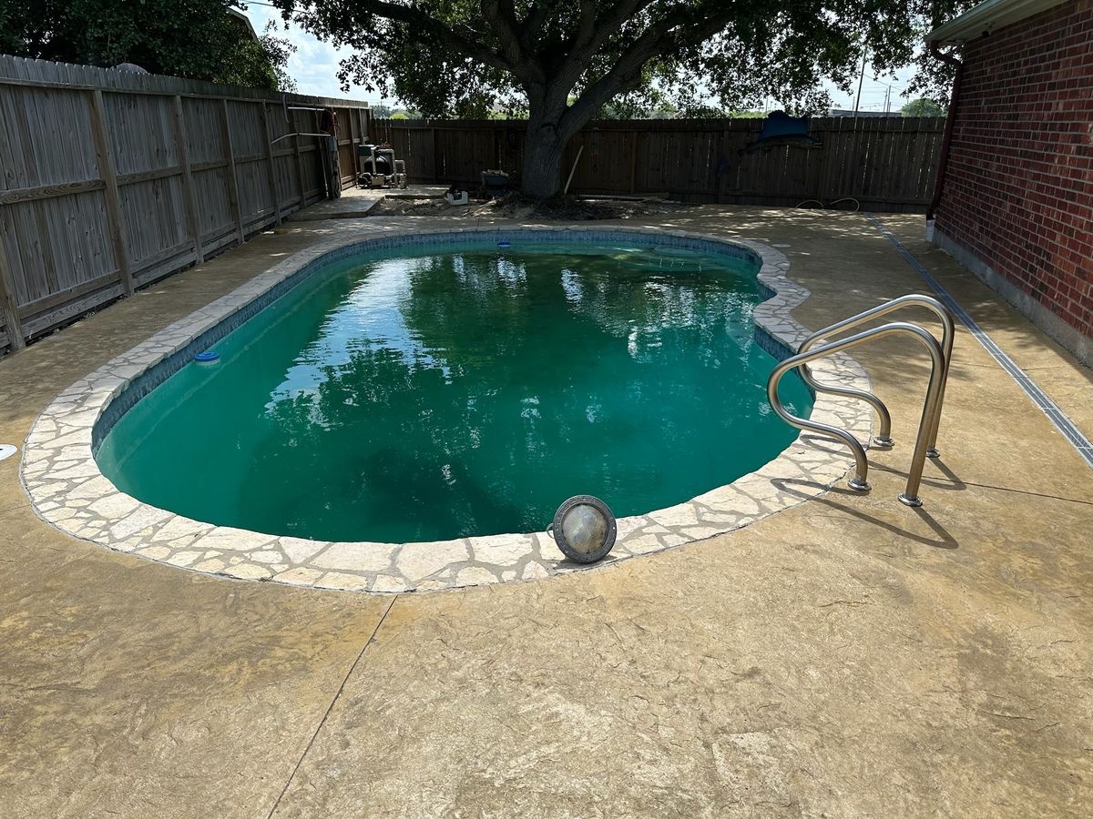 Pool Deck Builds for Keen Decorative Concrete in Corpus Christi, TX