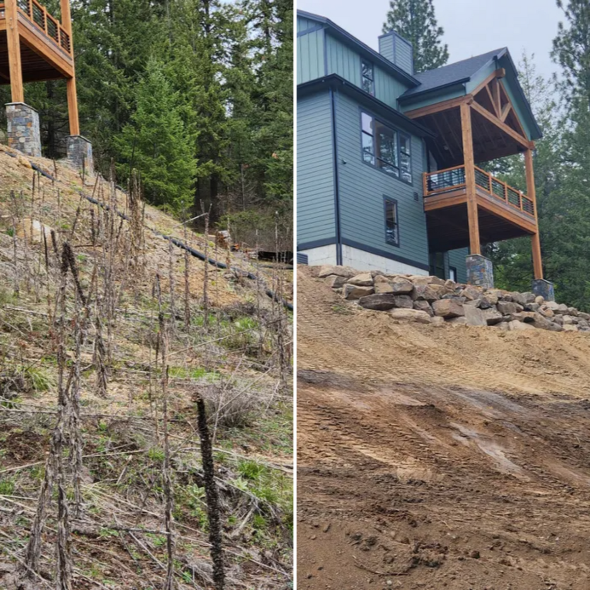 Residential & Commercial Excavation for Weingart Enterprises in Newman Lake, WA
