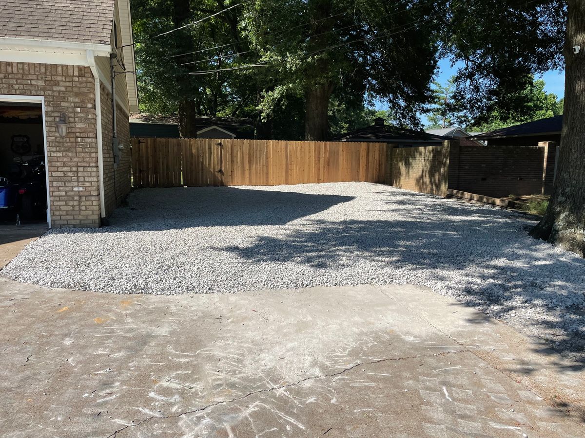 Driveway Construction for Gibby's Home and Land Services in Memphis, TN