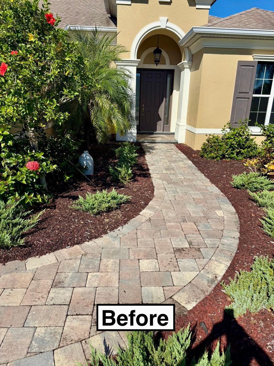 Driveway and Sidewalk Cleaning for Paratrooper Pressure Washing in Bradenton, FL