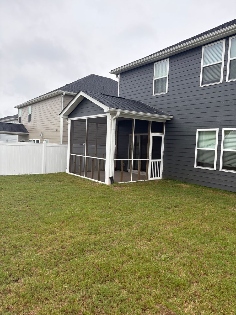 Screen Patios for Palmetto Fence in Greenville, SC