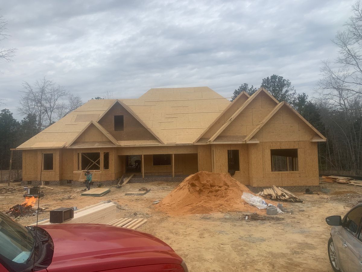 Residential Construction for Southern Pride Development in Blythewood, SC