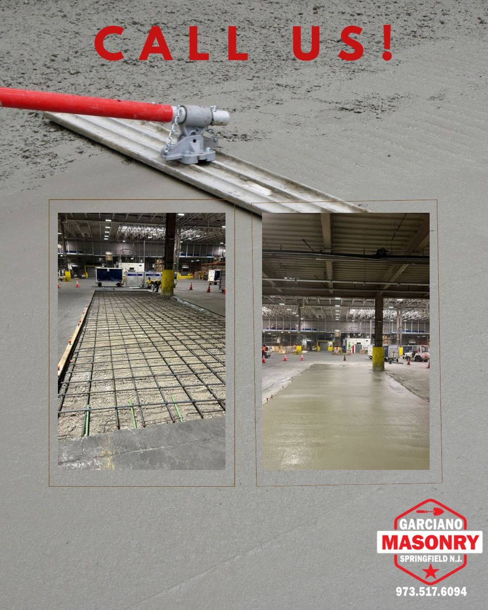 Concrete Repair for Garciano Masonry in Springfield Township, NJ