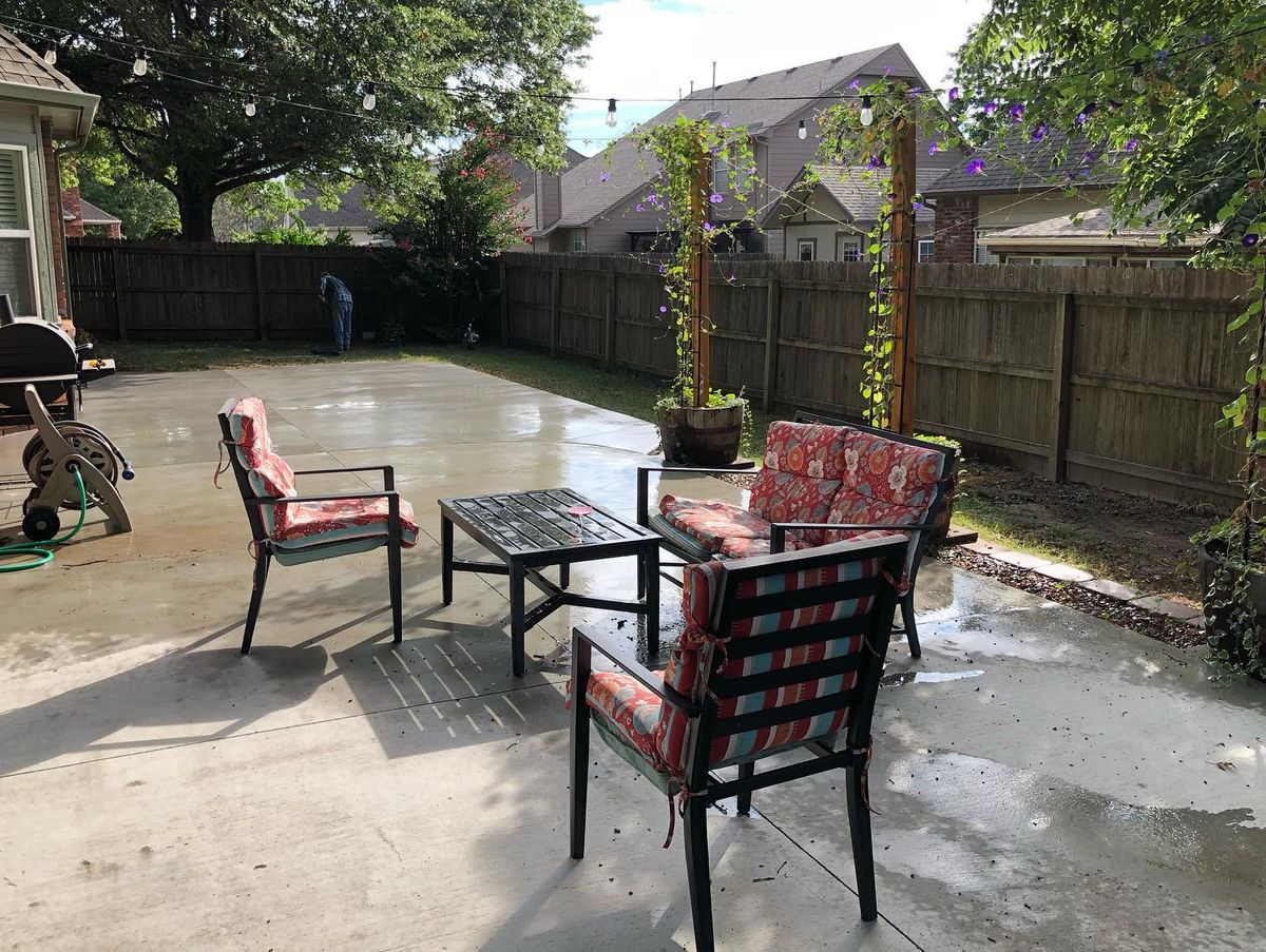 Patio Construction for Sol Co in Tulsa, OK