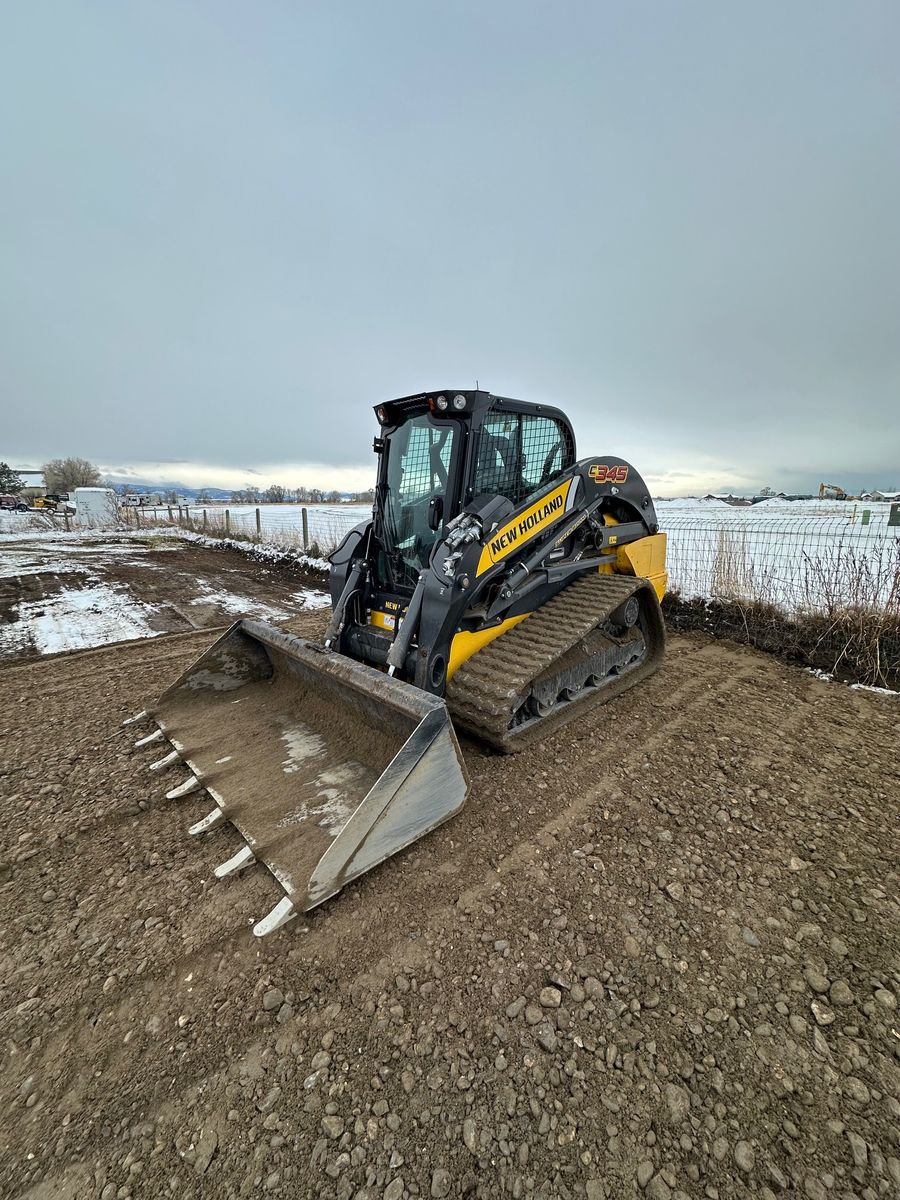 Grading /Dirt Work for R&H Homes in Bozeman, MT