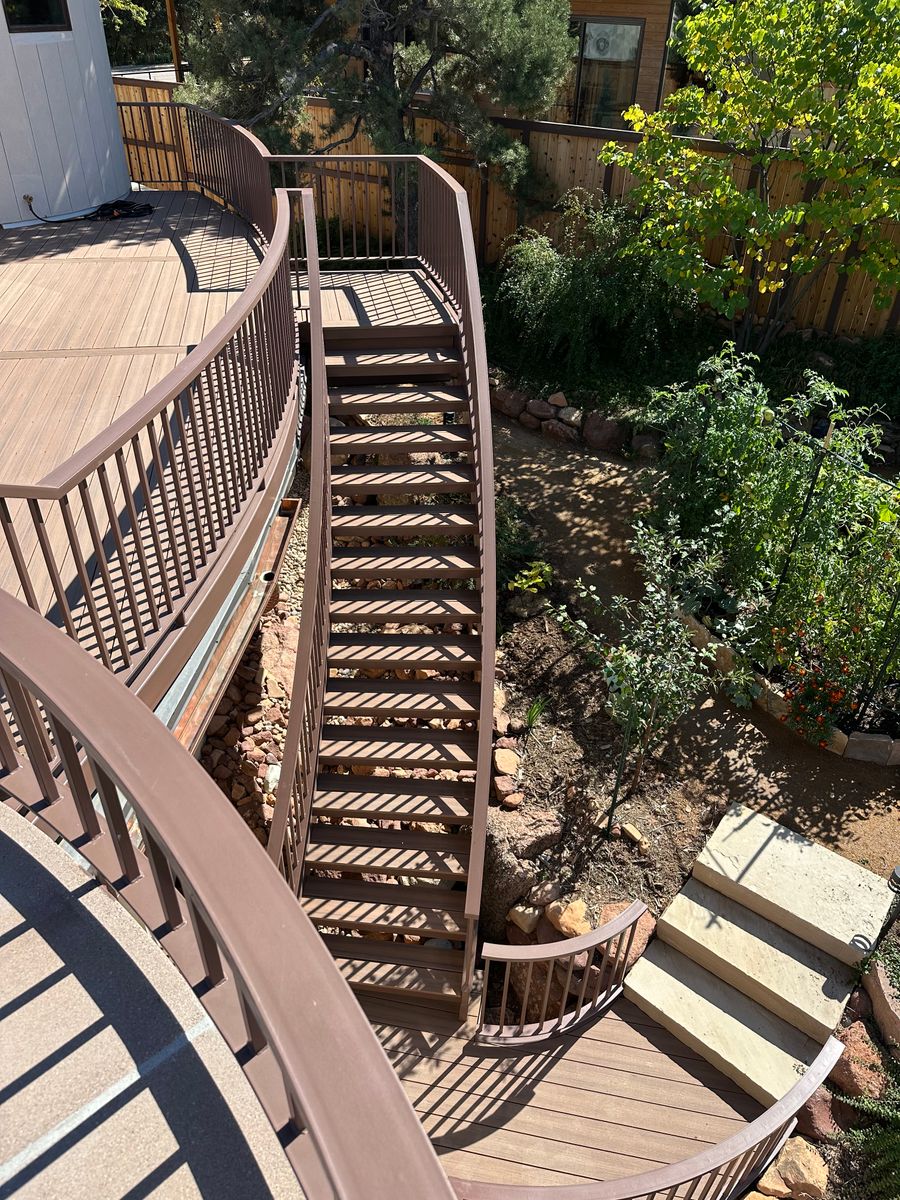 Decks and Railings for D & D Builders in Boulder, CO