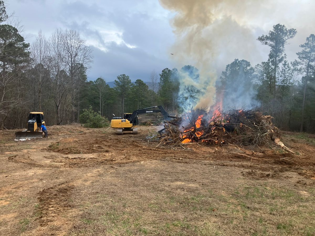 Land Clearing & Grading for Triple P Excavation in Atlanta, GA