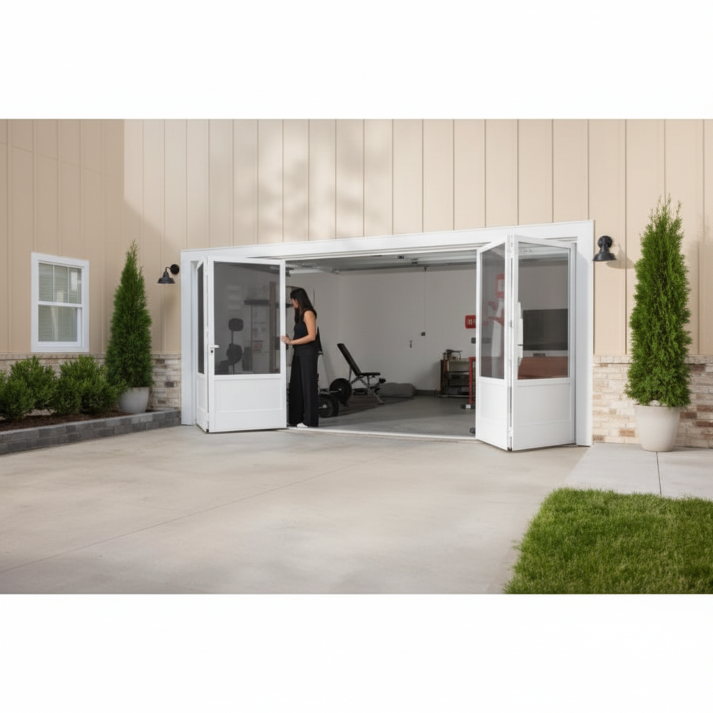 Bifold Garage Doors for Armour Contracting Services in Baltimore, MD