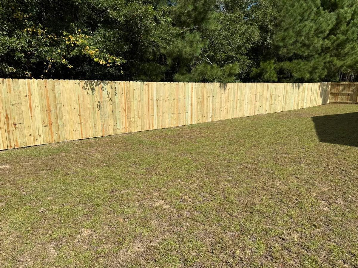 Wood Privacy for 4 In The Fire Fencing LLC in Darlington, SC