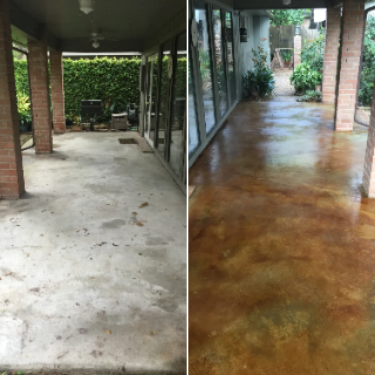 Concrete Resurfacing for Texas Curb N Borders in Houston, TX