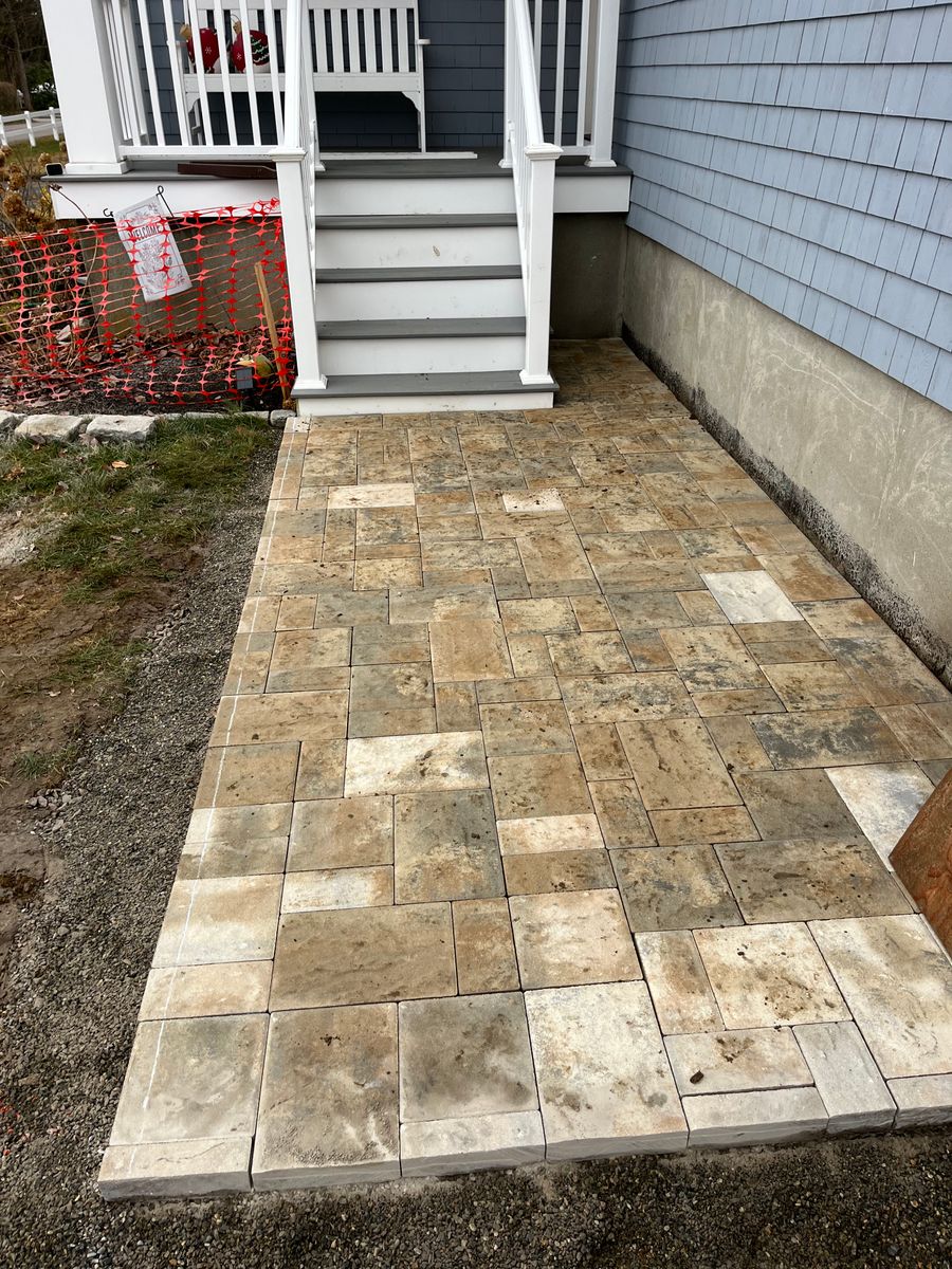 Patio Design & Construction for Evolution Landscaping and Construction  in Charlestown, RI