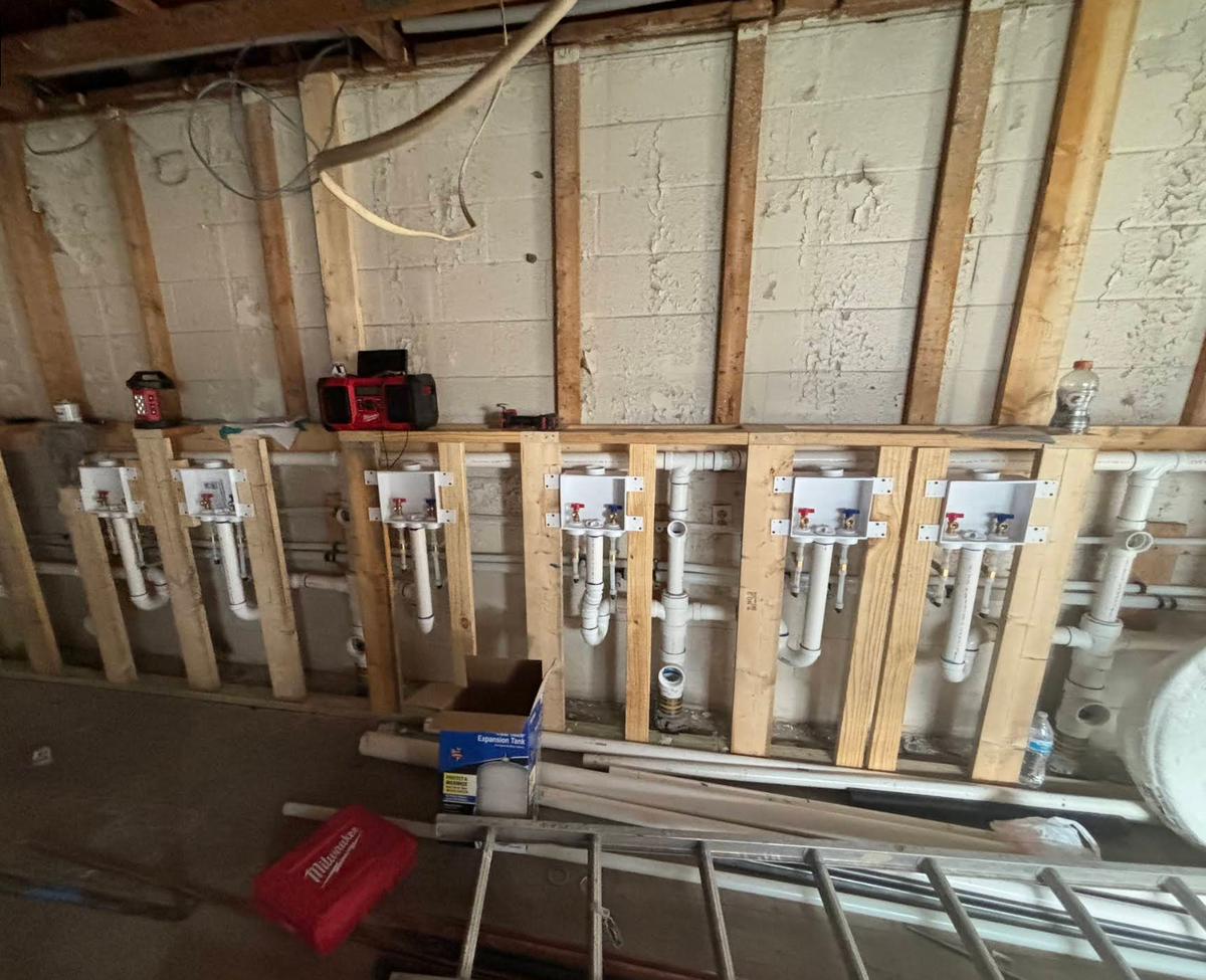 New Construction Plumbing for Precision Plumbing LLC in Liberty County, TX