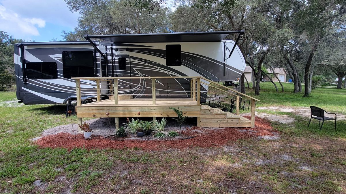 Patio Design & Installation for Downer Site Services in Sanford, FL