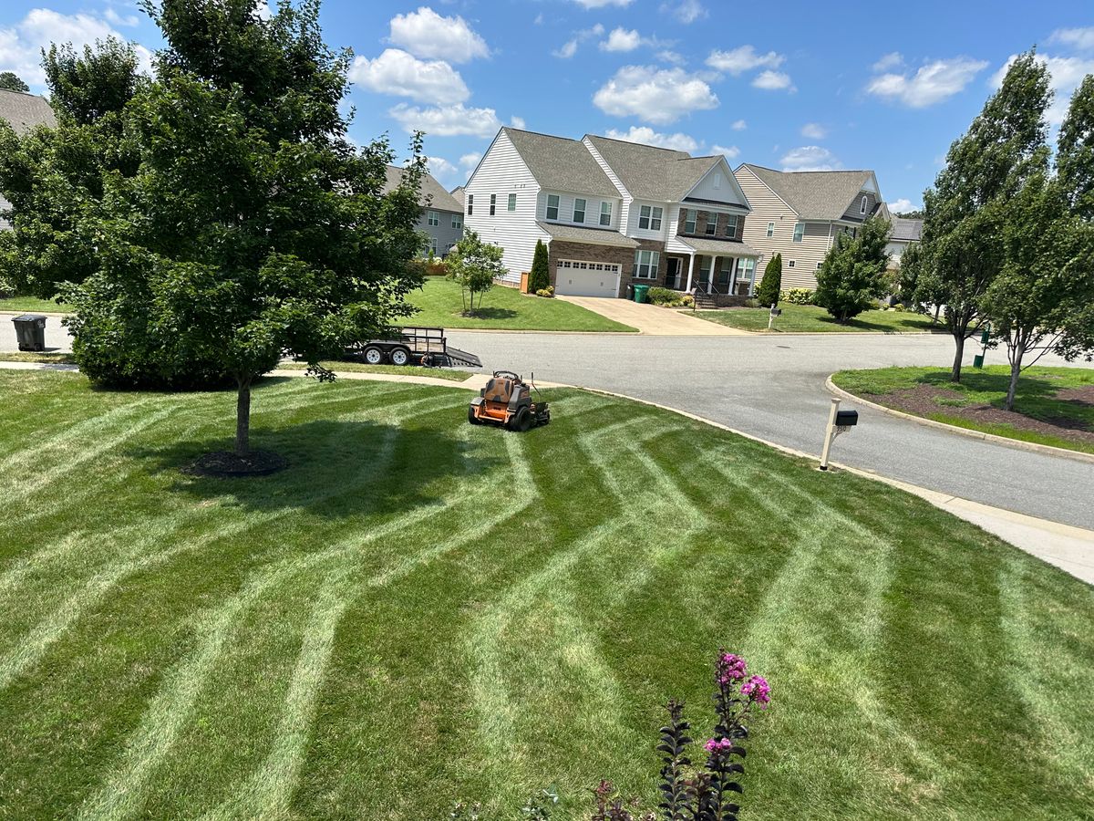 Mowing for Atlas Home Services in Mechanicsville, VA