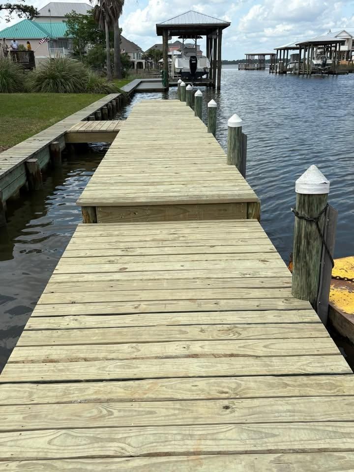 Pier Construction for Coastal Marine Construction in Bay St. Louis, MS