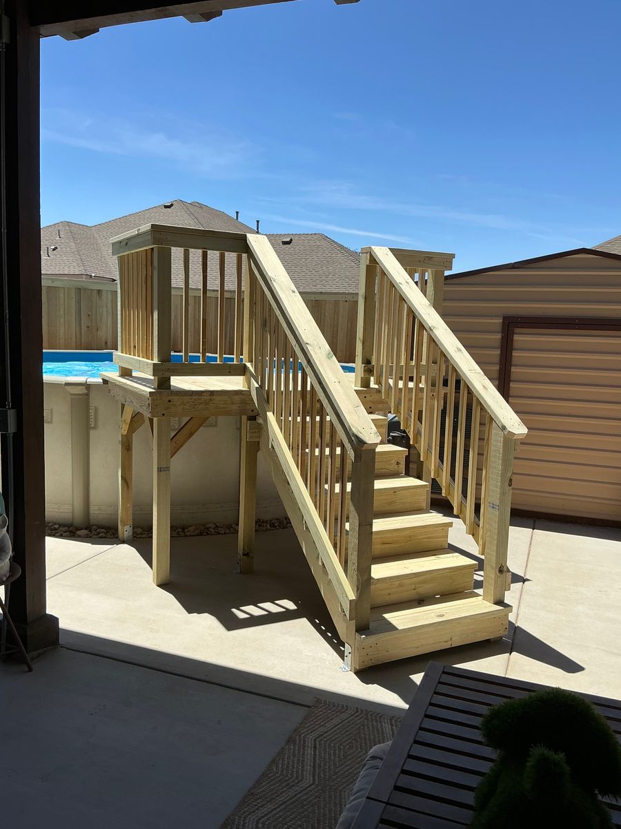 Pool Decks for Timberline Deck and Patio LLC in Waco, TX