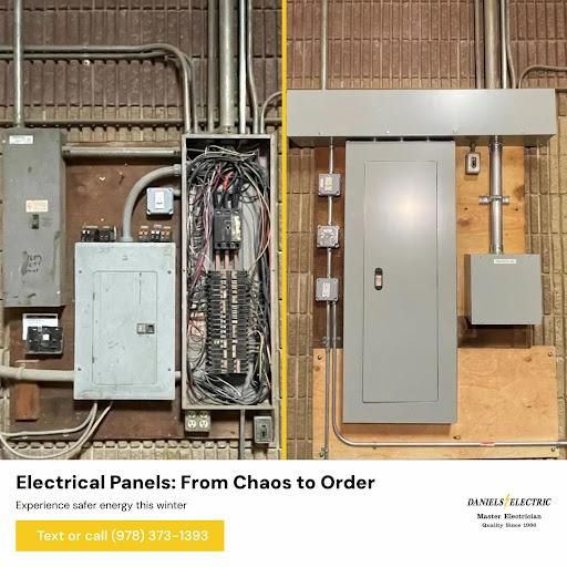 Electrical Panel & Service Upgrades for Daniels Electric in Groveland, MA