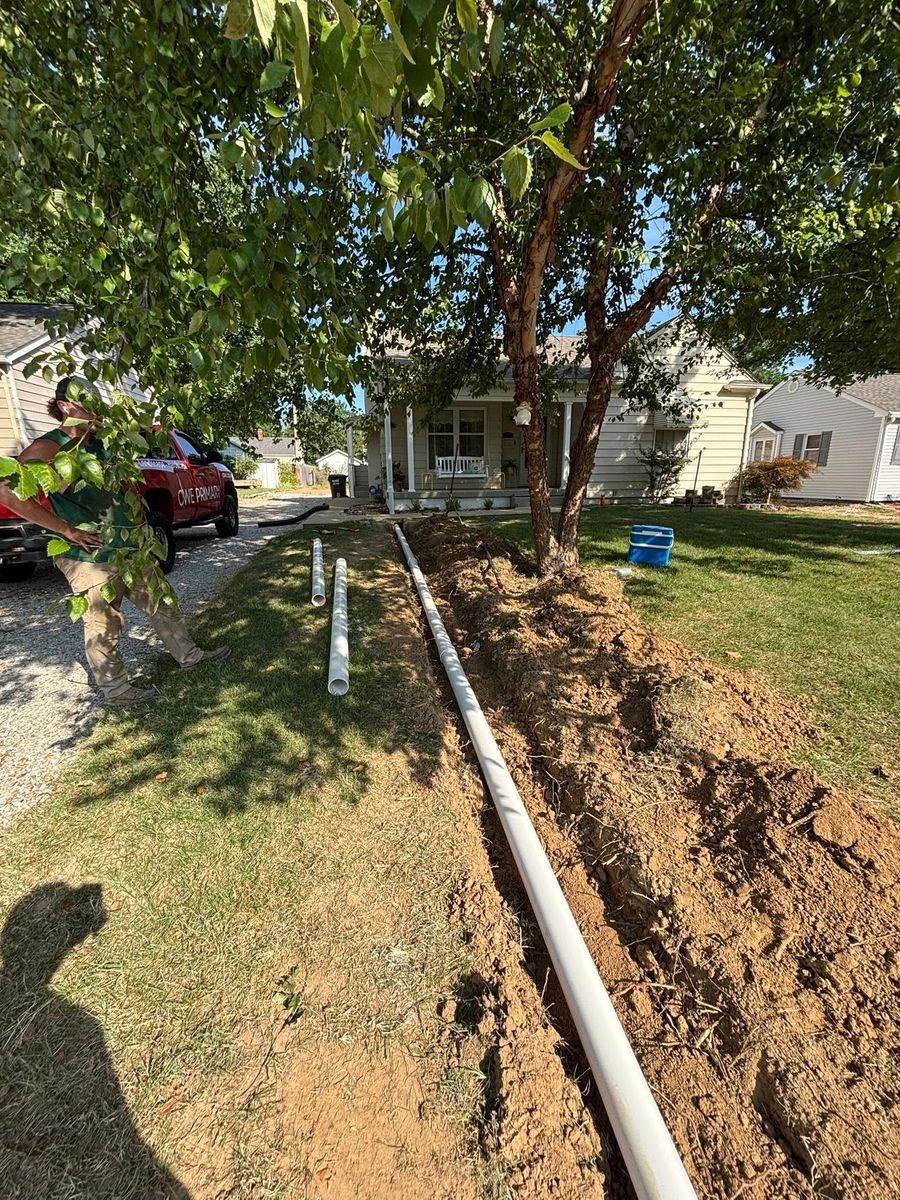 Drainage System Install & Repair for CWE Primary in Arnold, MO