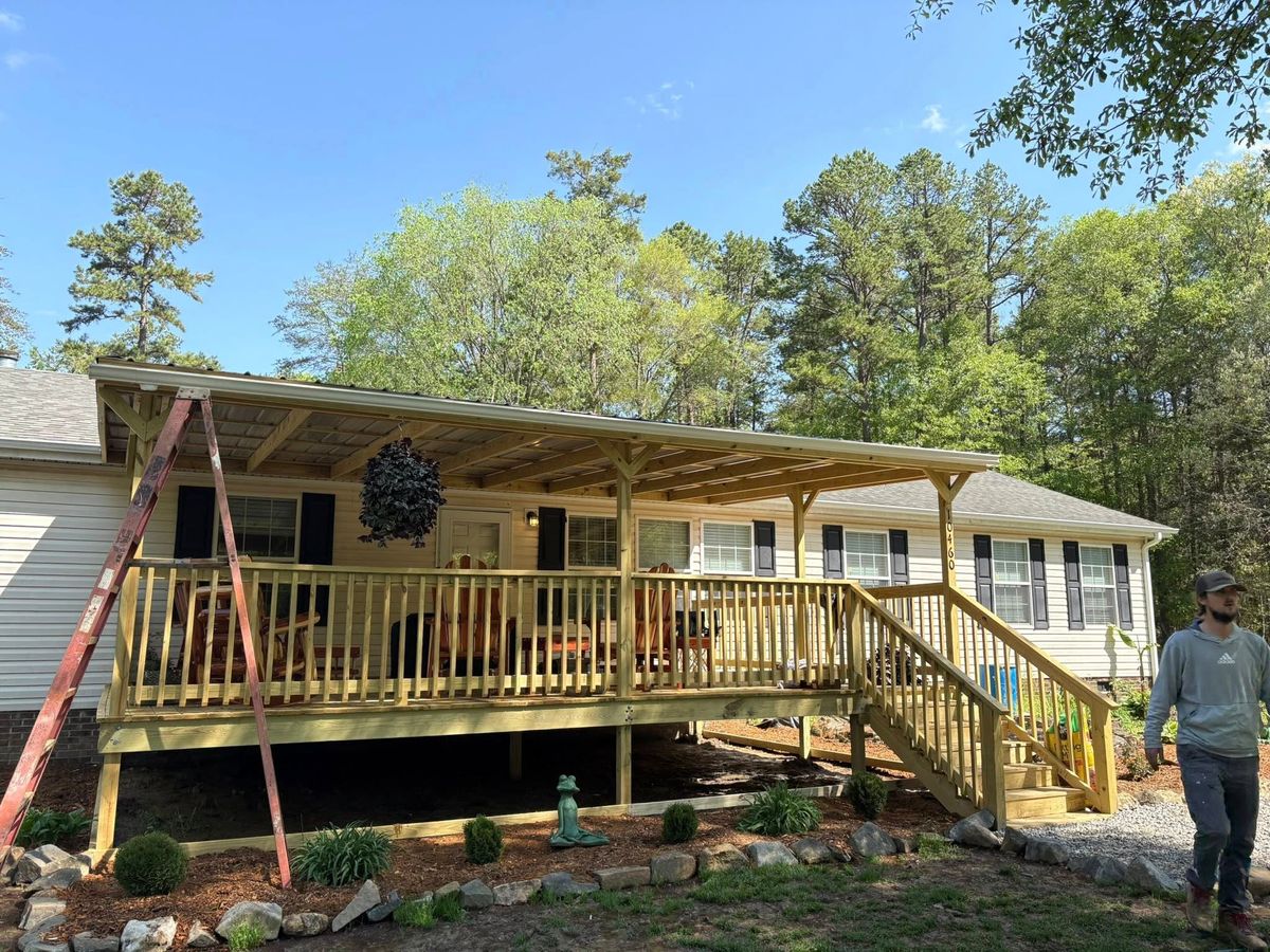 Deck & Patio Installation for Harmon Group in Bessemer City, NC