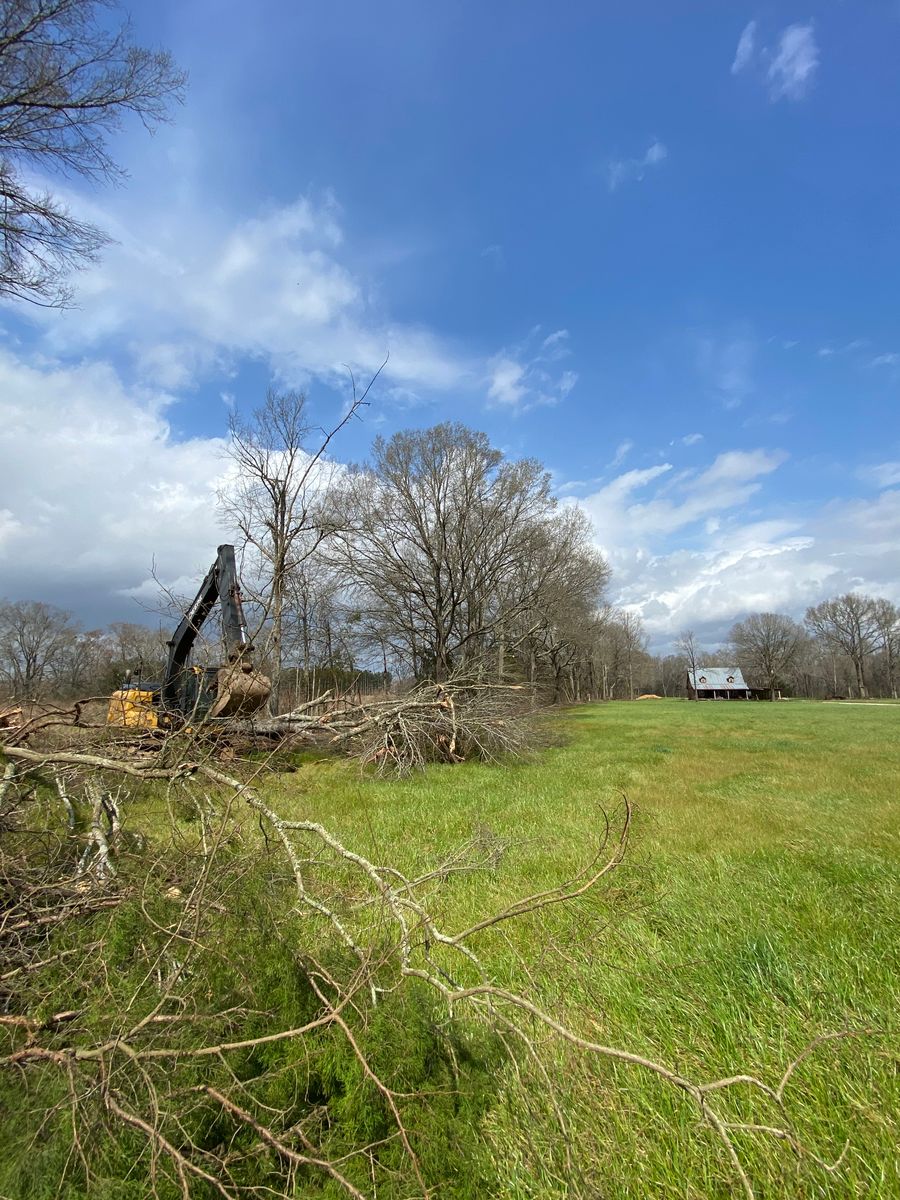 Land Clearing for Lambert Equipment Services in Hessmer, LA