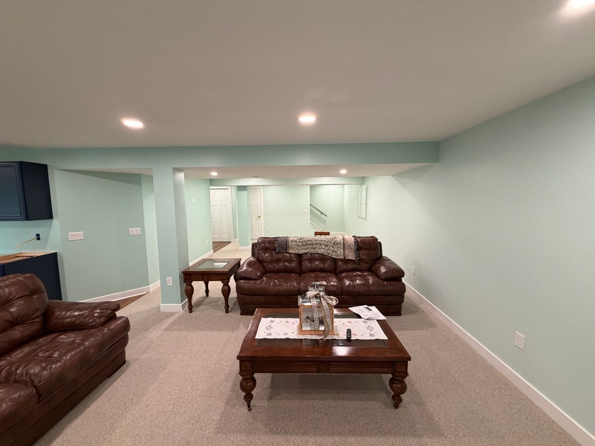 Basement Remodel for TM Max Custom Interiors LLC in Cranberry Township, PA