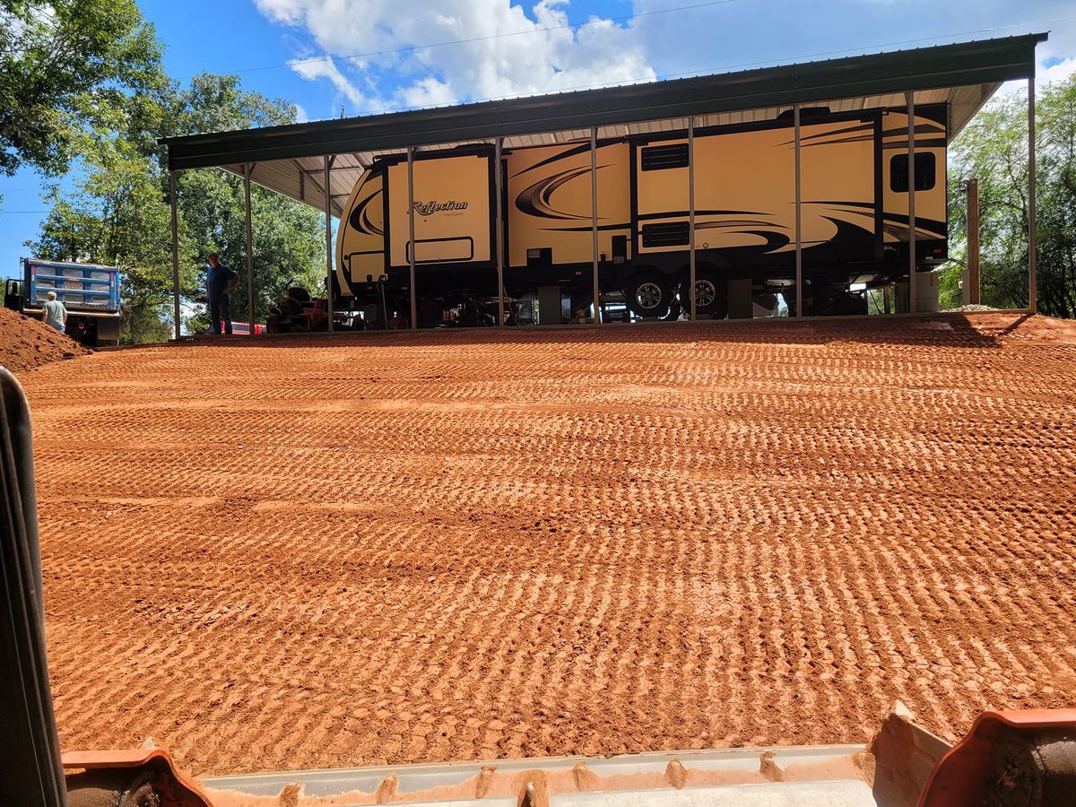 Land Grading for Bobcat Bob in Clermont, GA