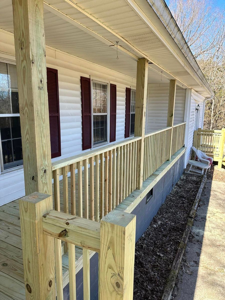 Decks for Mike Feagin Construction in Lewisburg, TN