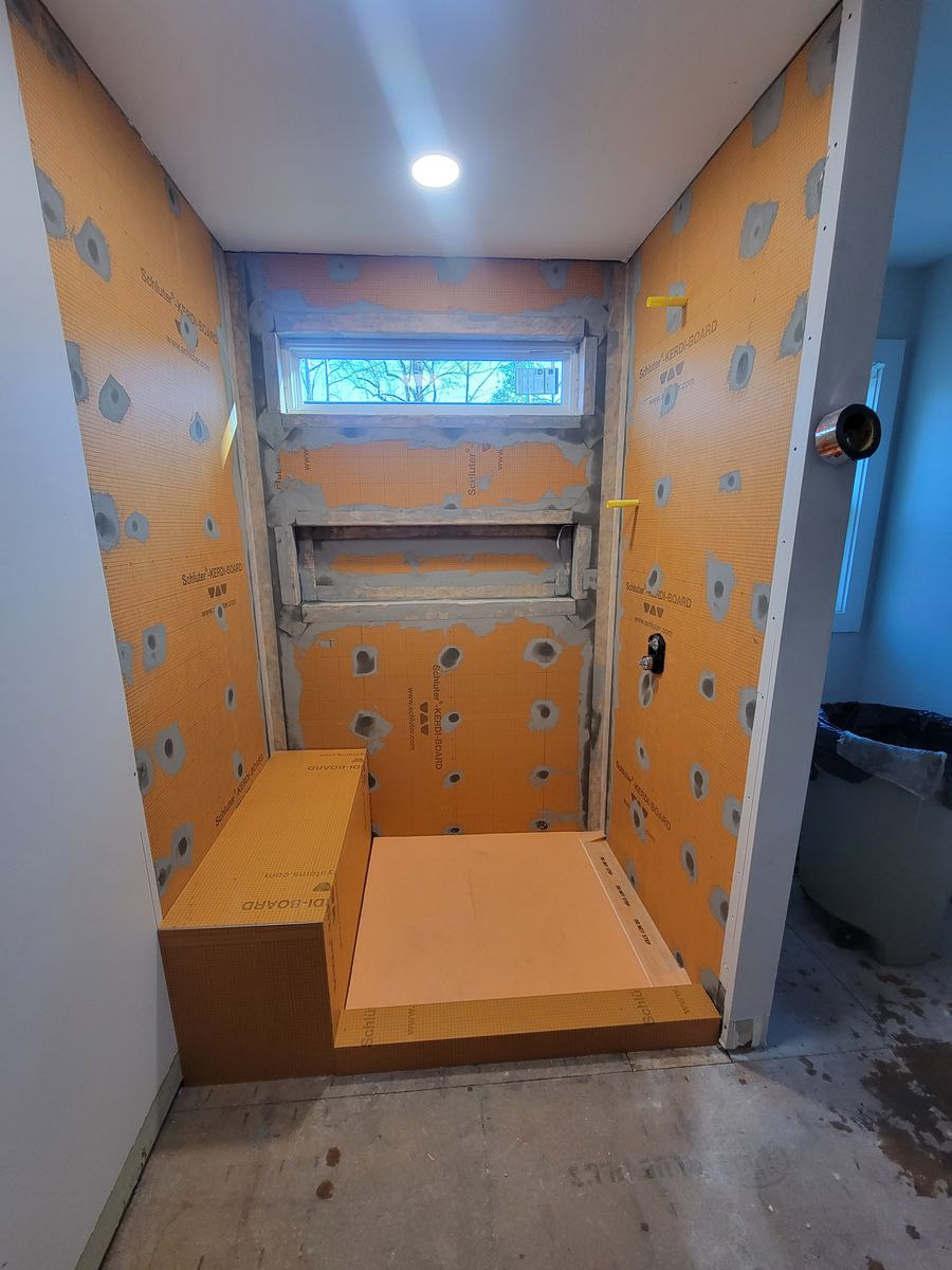 Custom Showers for GVL Renovations in Greenville, SC