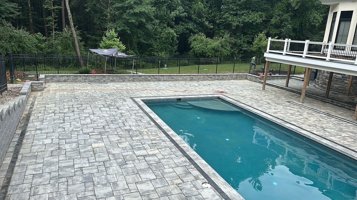 Pool Coping for Matteo Hardscapes in Towson,  MD