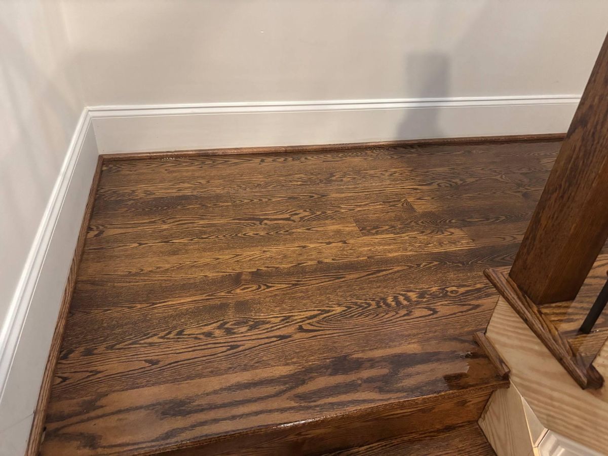 Refinishing hardwood flooring for Jason Tench Flooring LLC in Richmond, VA