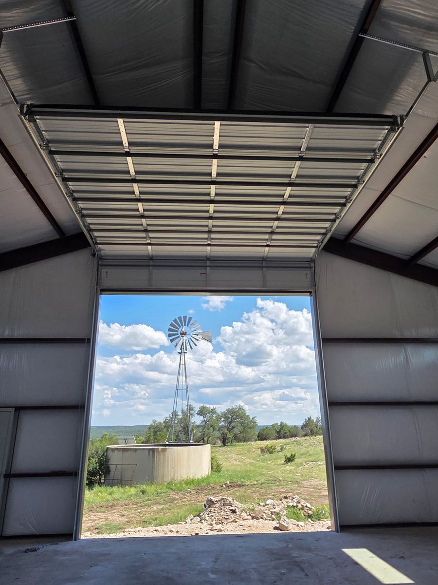 Custom Metal Building Construction for Twisted K Construction in Center Point, TX