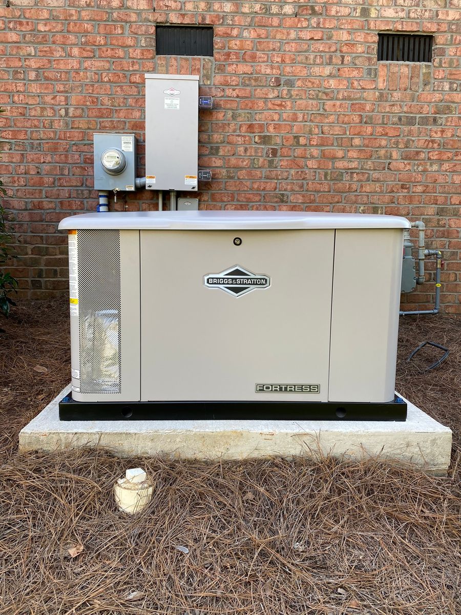 Generac Generators Install for Electrical Power Design in Concord, NC