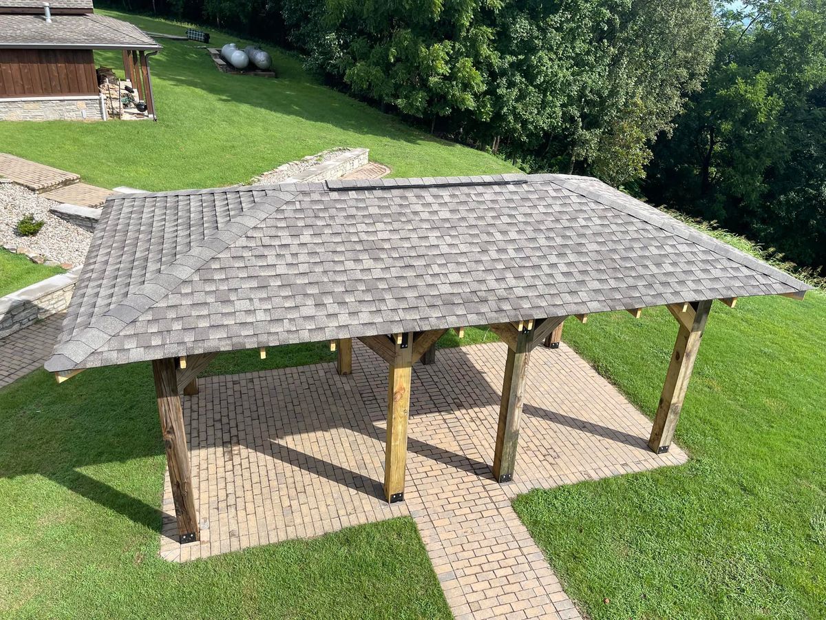 Outdoor Shelters for Mike Feagin Construction in Lewisburg, TN