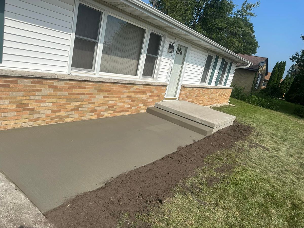 Stair Design & Installation for Donahue Concrete in Streator, IL